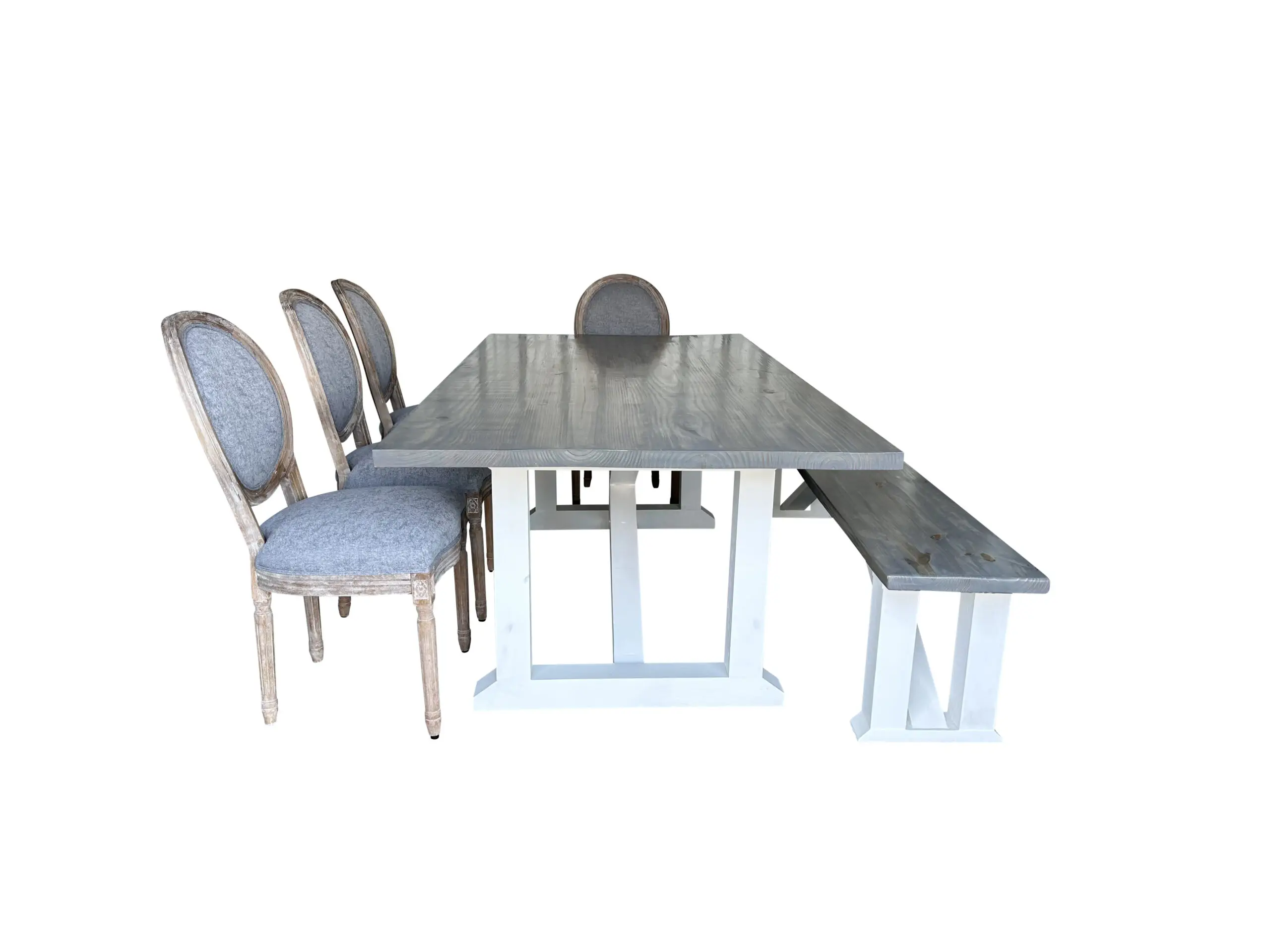 The Stuart Classic Solid Wood Custom Dining Room Table - Image 3