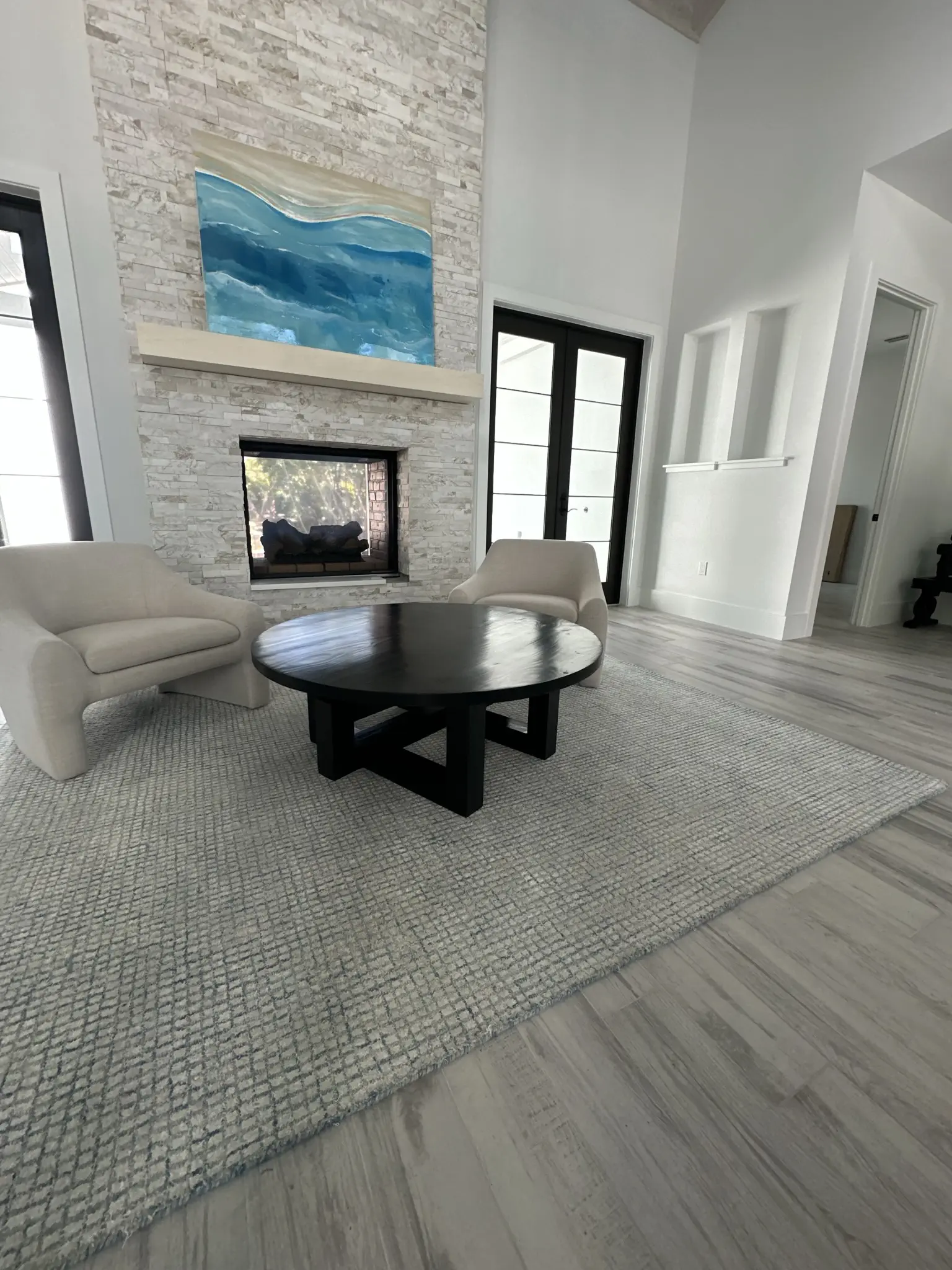 Jupiter Island Modern Solid Wood Custom Coffee Table