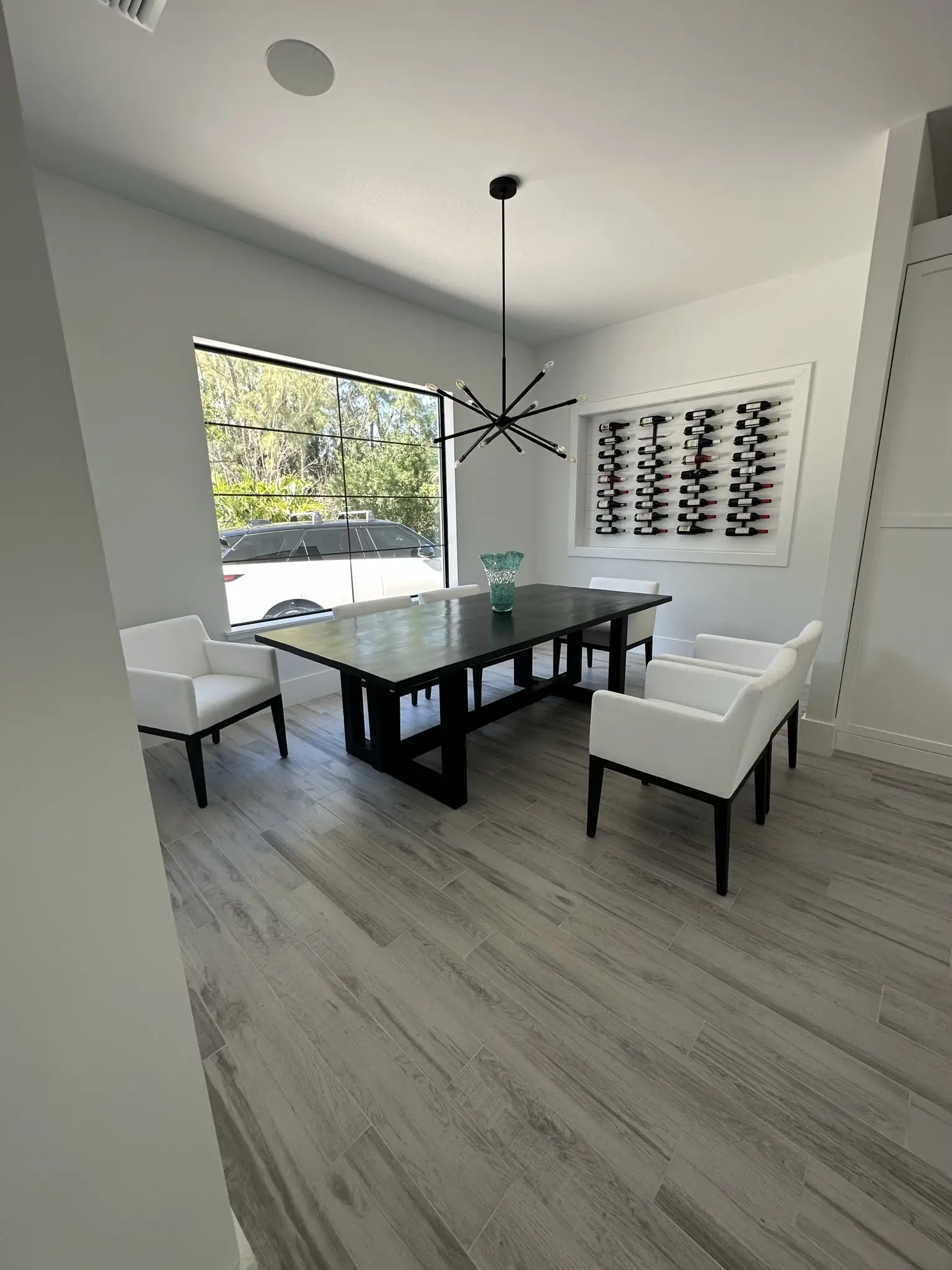 The Jupiter Island Modern Solid Wood Custom Dining Room Table