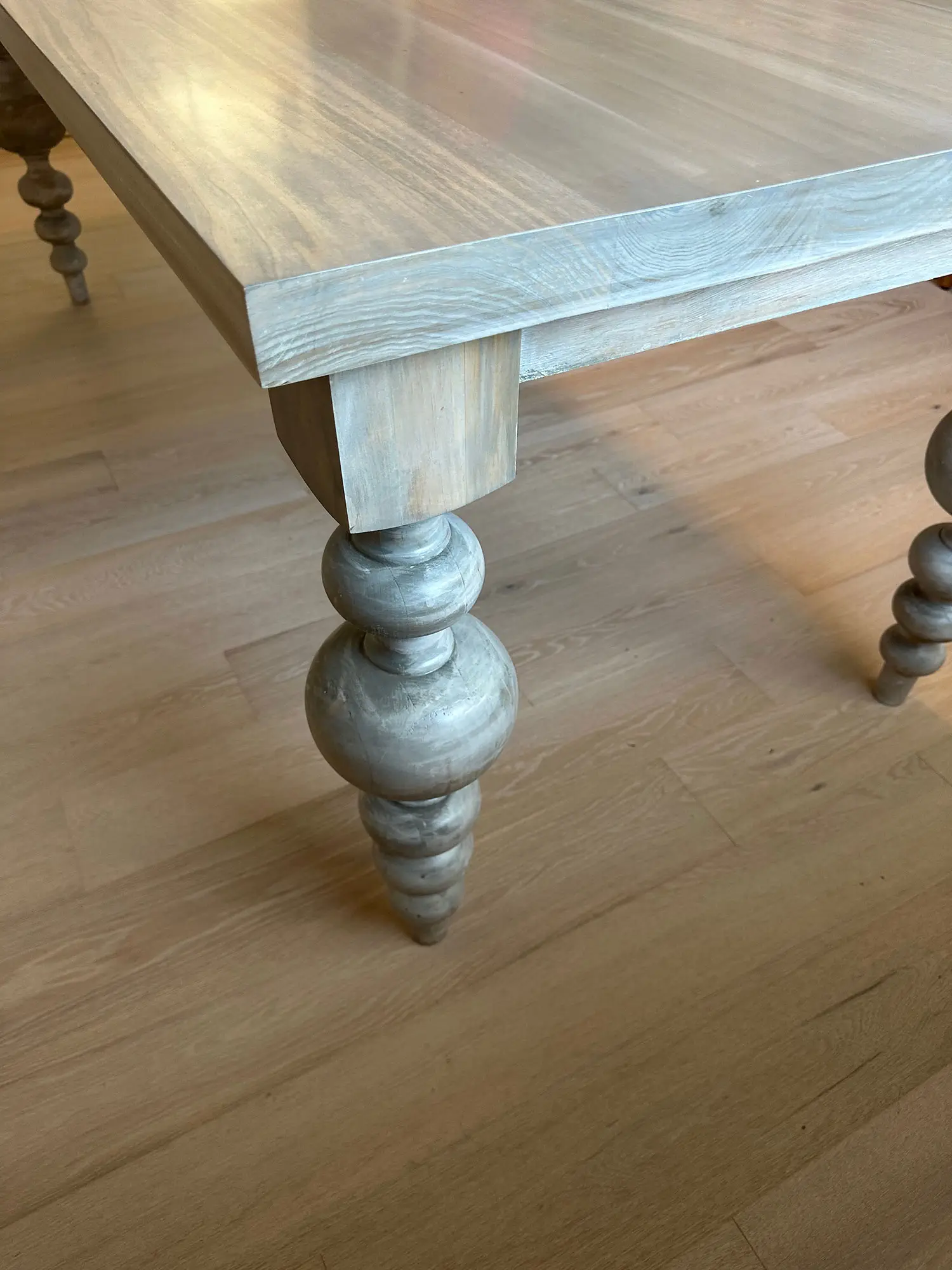 bold pedestal leg at Orchid Wood Co
