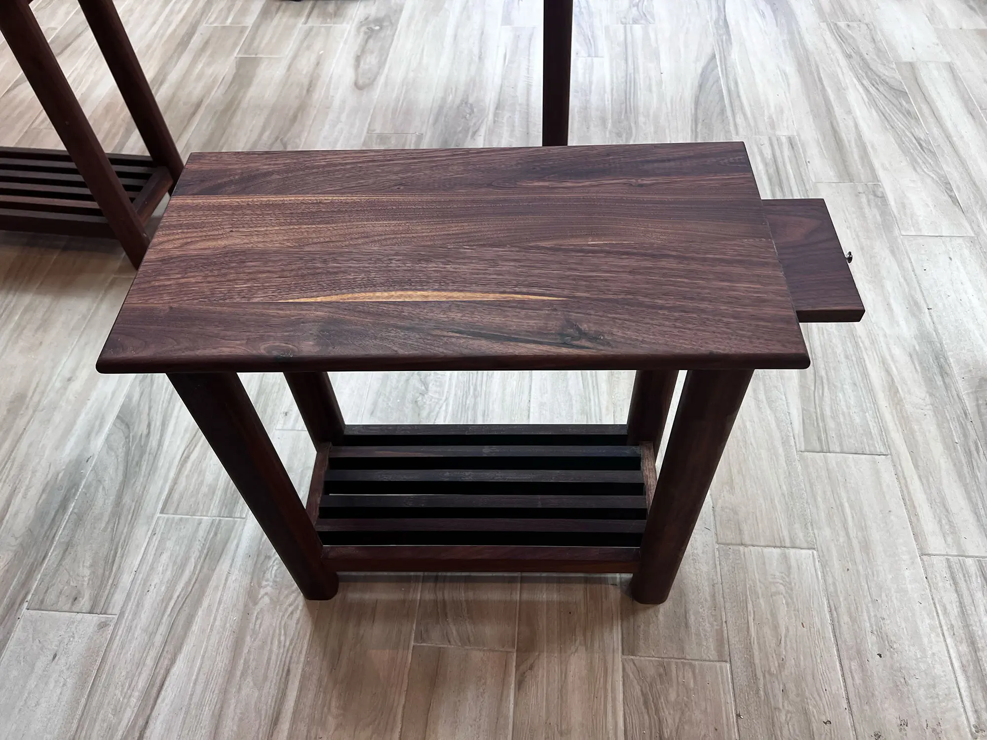 Solid Walnut End Table - Image 3