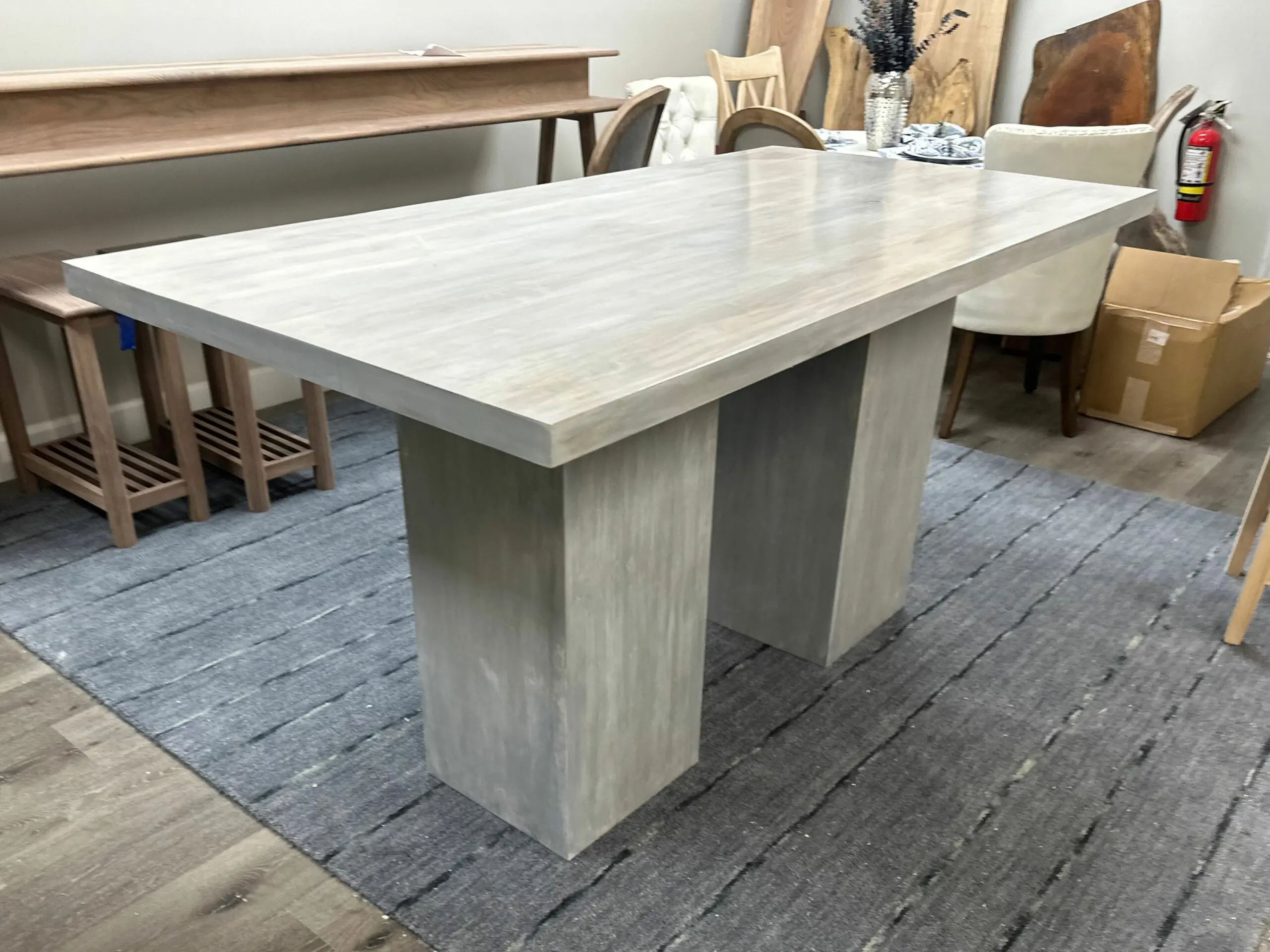 OrchidWoodCo custom-made wood tables, modern design